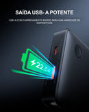 Power Bank Baseus Airpow Lite 10000mAh 22.5W com Cabos Duplos Carregador Portátil Carregamento Rápido Universal ENVIO IMEDIATO