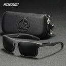 Óculos de sol KDEAM Ultra Light retangulares fotocromáticos masculinos polarizados TAC com lente de 1,1 mm de espessura UV400 óculos de sol femininos Cat.3 CE