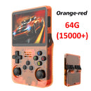 Console de videogame portátil retrô R36S 64G/128G, sistema Linux, tela IPS de 3,5 polegadas, R35s Pro, reprodutor de vídeo portátil de bolso, jogos