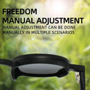 Óculos de sol ajustáveis rotativos 360° para mulheres e homens, óculos de sol polarizados redondos, resistentes a raios UV, óculos de proteção para áreas externas