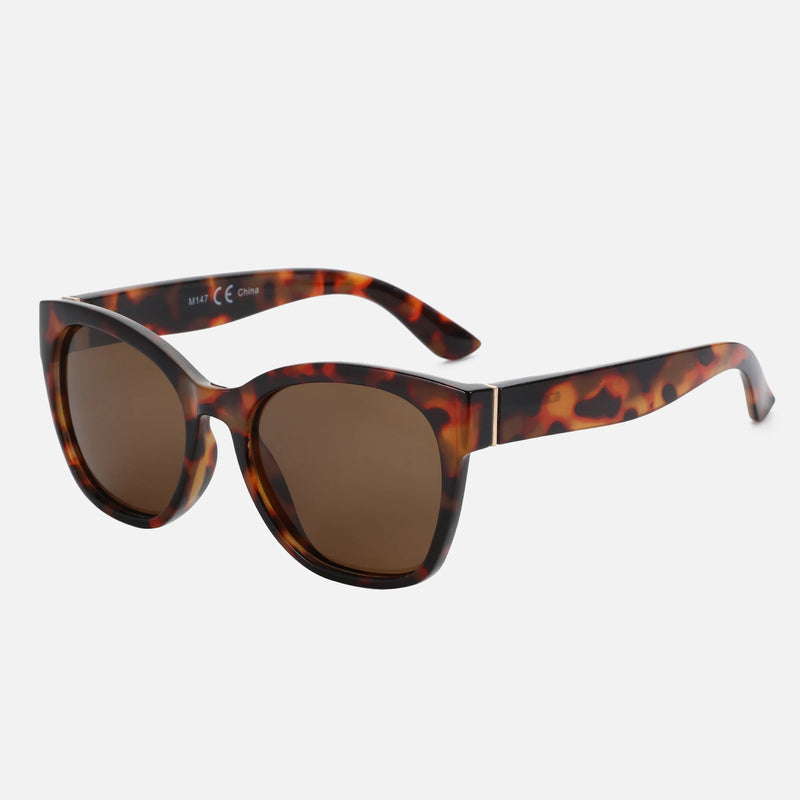 Óculos de sol polarizados ZENOTTIC Fashion Original com armação grossa de borboleta para mulheres, proteção UV400 robusta, óculos de sol estilo olho de gato