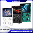 Console de jogos portátil Anbernic RG35XX PRO, tela IPS de 3,5" com tela de 640x480, Linux, 64 bits, 3200mAh, Wi-Fi, reprodutor de vídeo retrô