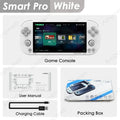 Console de videogame portátil Trimui Smart Pro com tela IPS de 4,96'', joystick para sistema Linux, iluminação RGB, reprodutor de videogame retrô Smartpro,