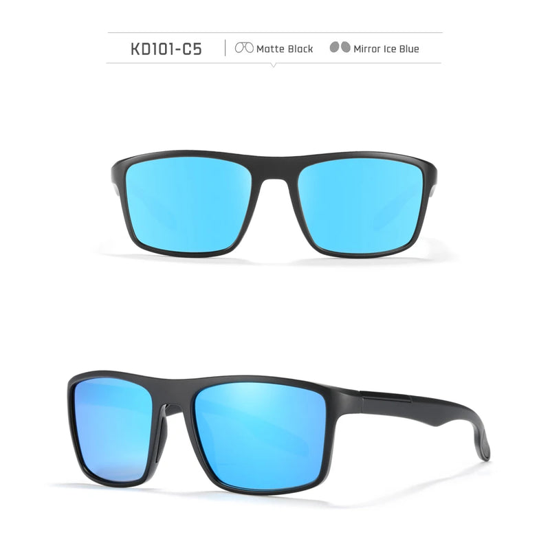 Óculos de sol KDEAM Ultra Light retangulares fotocromáticos masculinos polarizados TAC com lente de 1,1 mm de espessura UV400 óculos de sol femininos Cat.3 CE