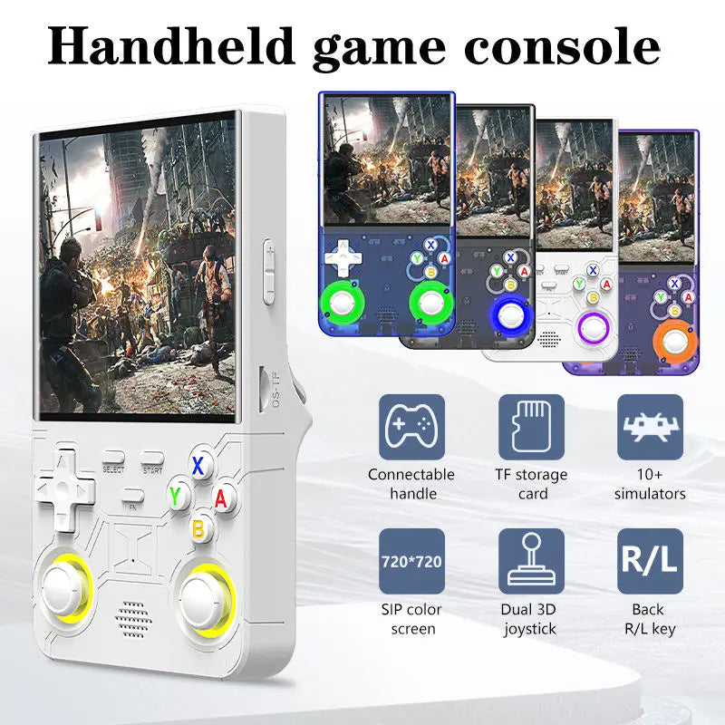 Console de jogos portátil retrô R36 Ultra 64/128G, 4.0'', IPS, sistema Linux, Wi-Fi, mais de 15.000 jogos pré-carregados, player de bolso portátil