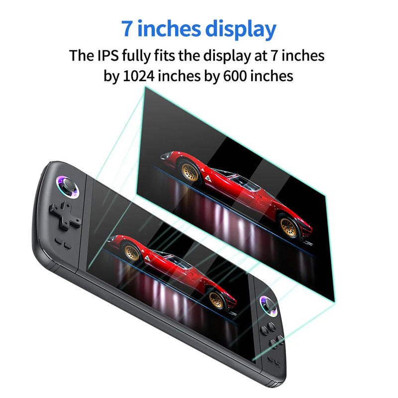 Console de videogame portátil Tolex M27, tela grande de 7,0', simuladores, mais de 19.000 jogos, console de videogame retrô portátil PS1, PSP, ARC Boy Gifts