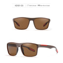 Óculos de sol KDEAM Ultra Light retangulares fotocromáticos masculinos polarizados TAC com lente de 1,1 mm de espessura UV400 óculos de sol femininos Cat.3 CE