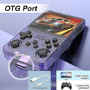 Console de videogame portátil retrô R36S 64G/128G, sistema Linux, tela IPS de 3,5 polegadas, R35s Pro, reprodutor de vídeo portátil de bolso, jogos