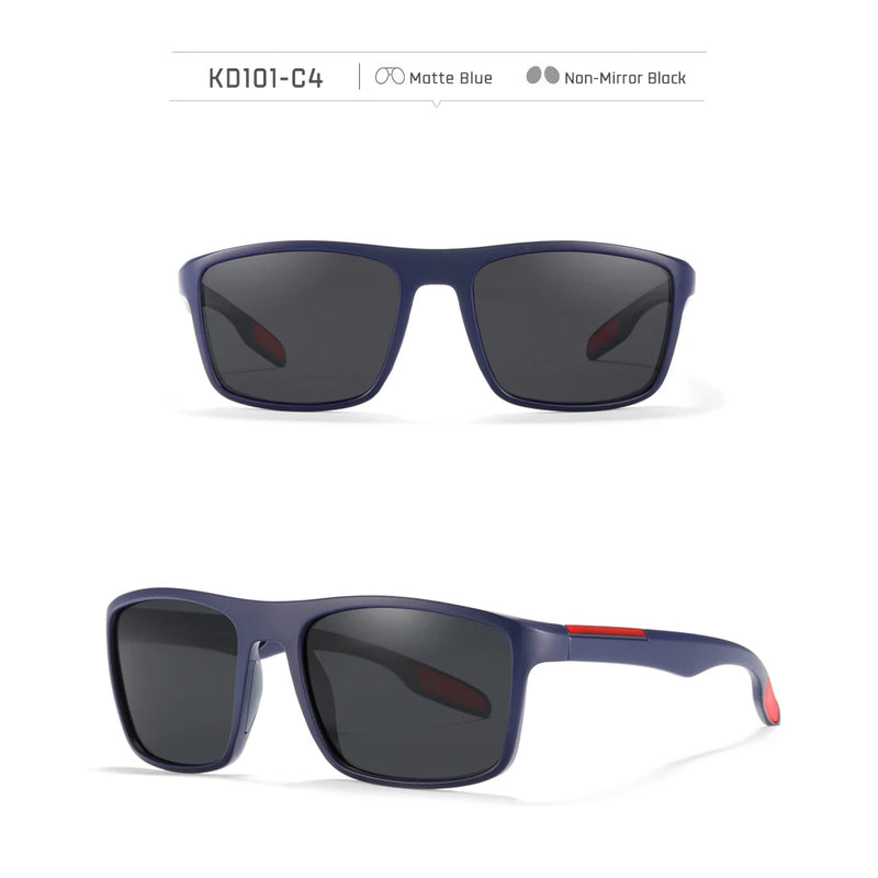 Óculos de sol KDEAM Ultra Light retangulares fotocromáticos masculinos polarizados TAC com lente de 1,1 mm de espessura UV400 óculos de sol femininos Cat.3 CE