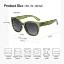 Óculos de sol polarizados ZENOTTIC Fashion Original com armação grossa de borboleta para mulheres, proteção UV400 robusta, óculos de sol estilo olho de gato