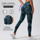WAREBALL Novas Calças de Yoga Tie Dye, Leggings de Academia Femininas, Sem Costura, Cintura Alta, Push Up, Calças Esportivas, Fitness, Treino