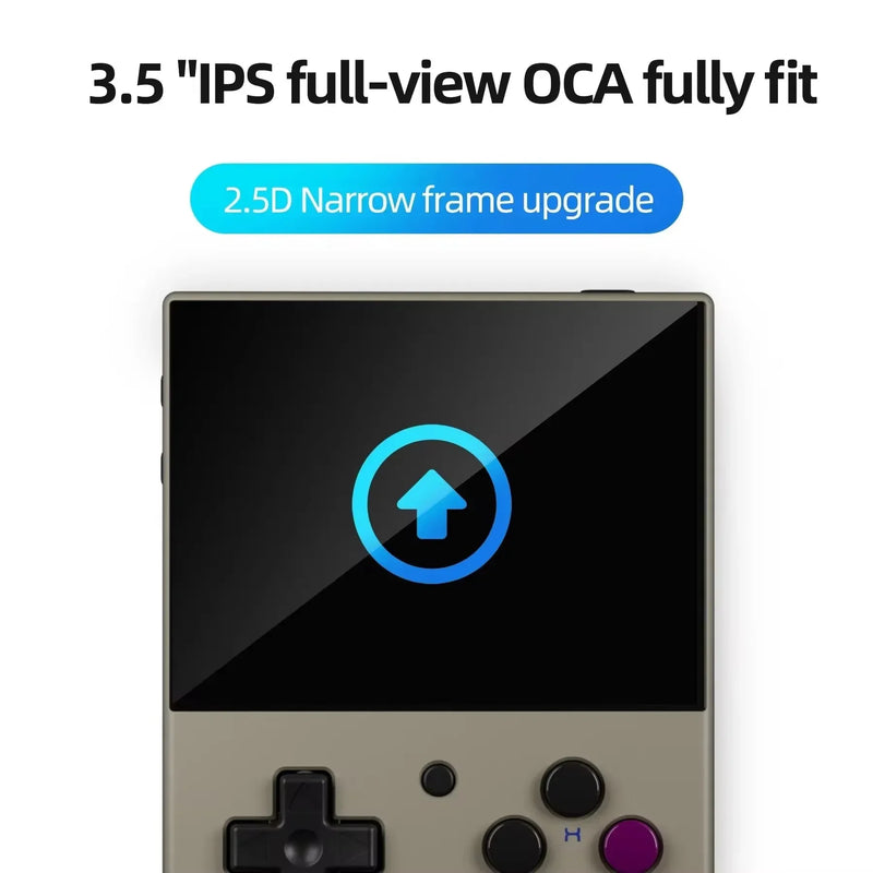Console de videogame portátil retrô MIYOO Mini Plus V2 Mini+ com tela IPS de 3,5 polegadas, console de videogame clássico com sistema Linux