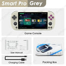 Console de videogame portátil Trimui Smart Pro com tela IPS de 4,96'', joystick para sistema Linux, iluminação RGB, reprodutor de videogame retrô Smartpro,