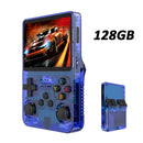 Console de videogame portátil retrô R36S 64G/128G, sistema Linux, tela IPS de 3,5 polegadas, R35s Pro, reprodutor de vídeo portátil de bolso, jogos