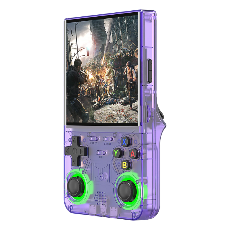 2025 R36 Ultra Open Source R36S Retro Handheld Game Console Linux System 4.0 polegadas IPS Tela Portátil Pocket Video Player 64G
