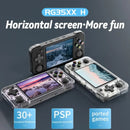 ANBERNIC RG35XX H Console de jogos portátil Linux Tela IPS de 3,5 polegadas H700 Reprodutor de videogame retrô 3300mAh 64G 5528 jogos clássicos