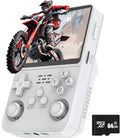 Console de videogame retrô R36S, sistema portátil Arkos 2.0, 3,5 polegadas, cartão único, reprodutor de vídeo de bolso portátil, 64 GB, 128 GB, 20.000 jogos