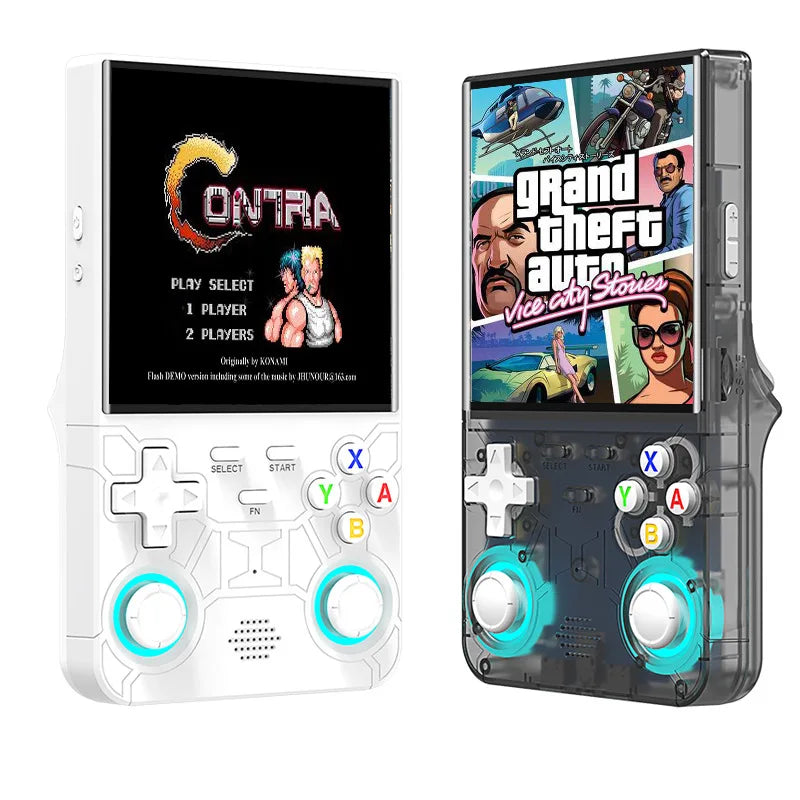 2025 R36 Ultra Open Source R36S Retro Handheld Game Console Linux System 4.0 polegadas IPS Tela Portátil Pocket Video Player 64G