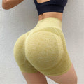 Shorts esportivos femininos para ciclismo, corrida, fitness, cintura alta, push up, academia, leggings, roupas femininas para ioga