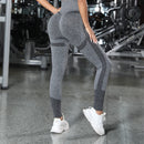 Calças de ioga de cintura alta para fitness, leggings de corrida para controle da barriga, leggings femininas