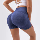 Shorts esportivos femininos para ciclismo, corrida, fitness, cintura alta, push up, academia, leggings, roupas femininas para ioga