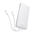 Power Bank Baseus Airpow Lite 10000mAh 22.5W com Cabos Duplos Carregador Portátil Carregamento Rápido Universal ENVIO IMEDIATO