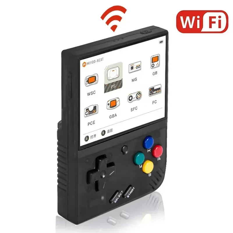 Console de videogame portátil MIYOO Mini Plus Retro V2 Mini+ Tela IPS Console de videogame clássico Sistema Linux