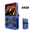 Console de videogame portátil retrô R36S 64G/128G, sistema Linux, tela IPS de 3,5 polegadas, R35s Pro, reprodutor de vídeo portátil de bolso, jogos