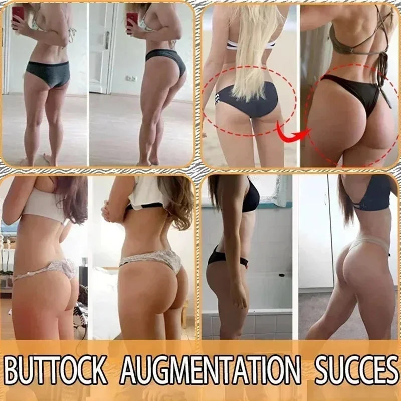 Creme para aumento de glúteos, óleo essencial firmador e lifting de bumbum, melhora o crescimento do quadril e Bumbum, firma  Empina e modela