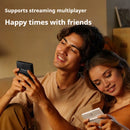 Console de jogos portátil E5 Ultra Dual-System com joystick Hall, tela IPS de 5 polegadas, WiFi, Bluetooth, PSP Cloud Gaming