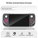Console de videogame portátil E6 MAX com tela IPS sensível ao toque de 5 polegadas, 4+32 GB, 5000 mAh, sistema Android 13 com suporte para Wi-Fi 5G, novo console de videogame para TV