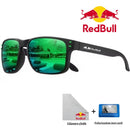 Óculos de sol quadrados polarizados Red Bull Fashion F1 para homens e mulheres, acabamento de alta qualidade, óculos de proteção UV