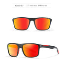 Óculos de sol KDEAM Ultra Light retangulares fotocromáticos masculinos polarizados TAC com lente de 1,1 mm de espessura UV400 óculos de sol femininos Cat.3 CE