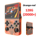 Console de videogame portátil retrô R36S 64G/128G, sistema Linux, tela IPS de 3,5 polegadas, R35s Pro, reprodutor de vídeo portátil de bolso, jogos