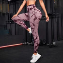 Calças femininas de ioga, leggings esportivas, sem costura, cintura alta, push up, meia-calça feminina, fitness, treino, roupa de academia