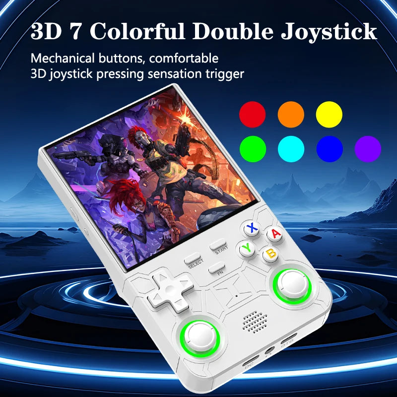 2025 R36 Ultra Open Source R36S Retro Handheld Game Console Linux System 4.0 polegadas IPS Tela Portátil Pocket Video Player 64G