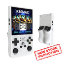 Console de jogos portátil retrô com sistema Linux, tela IPS de 4,0 polegadas, código aberto, R36MAX, reprodutor de vídeo portátil