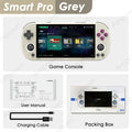 Console de videogame portátil Trimui Smart Pro com tela IPS de 4,96'', joystick para sistema Linux, iluminação RGB, reprodutor de videogame retrô Smartpro