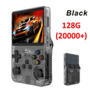 Console de videogame portátil retrô R36S 64G/128G, sistema Linux, tela IPS de 3,5 polegadas, R35s Pro, reprodutor de vídeo portátil de bolso, jogos