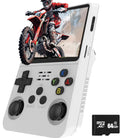 Console de videogame retrô R36S, sistema portátil Arkos 2.0, 3,5 polegadas, cartão único, reprodutor de vídeo de bolso portátil, 64 GB, 128 GB, 20.000 jogos