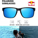 Óculos de sol quadrados polarizados Red Bull Fashion F1 para homens e mulheres, acabamento de alta qualidade, óculos de proteção UV