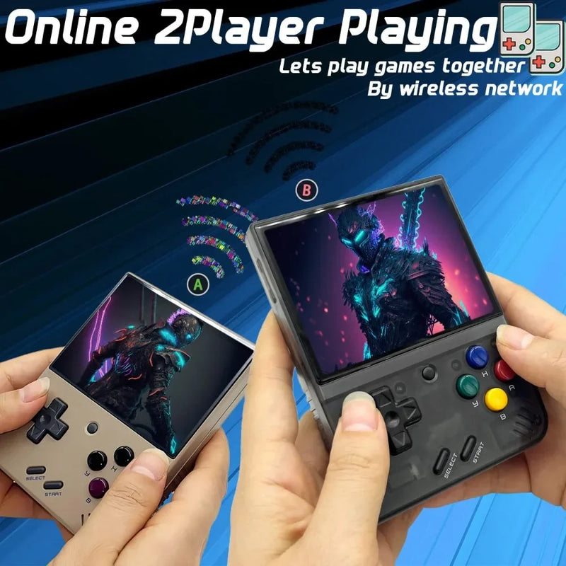 Console Portátil MIYOO Mini Plus Retro Tela IPS HD de 3,5 polegadas - Sistema Linux Emulador de jogos clássico