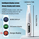 Novo aparador de patas para cães com luz LED, totalmente à prova d'água, aparador de pelos de animais com tela LED, cortador para Tosa de Cães e Gatos de cães