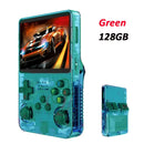 Console de videogame portátil retrô R36S 64G/128G, sistema Linux, tela IPS de 3,5 polegadas, R35s Pro, reprodutor de vídeo portátil de bolso, jogos