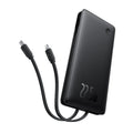 Power Bank Baseus Airpow Lite 10000mAh 22.5W com Cabos Duplos Carregador Portátil Carregamento Rápido Universal ENVIO IMEDIATO